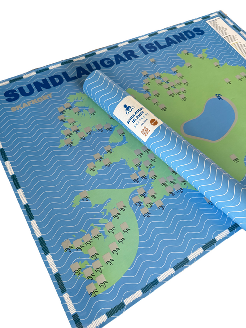 Sundlaugar Íslands Skafkort
